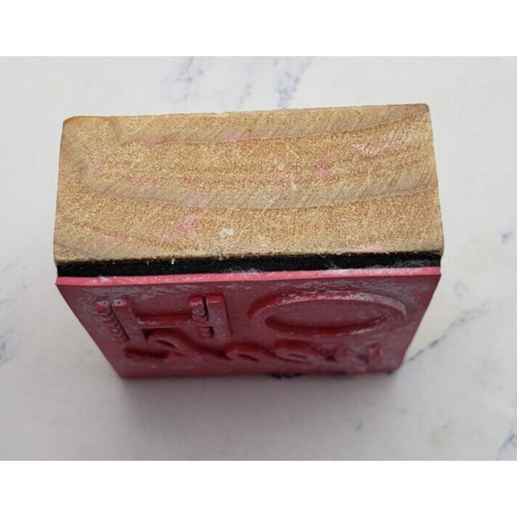 Oh Yeah Script Wood Mounted Rubber Stamp - Picture 6 of 7